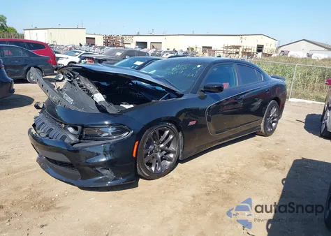 2023 Dodge Charger Scat Pack из США, поврежденный, VIN 2C3CDXGJ3PH506439